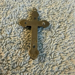 Women's Silver Crucifix Necklace Charm One Size